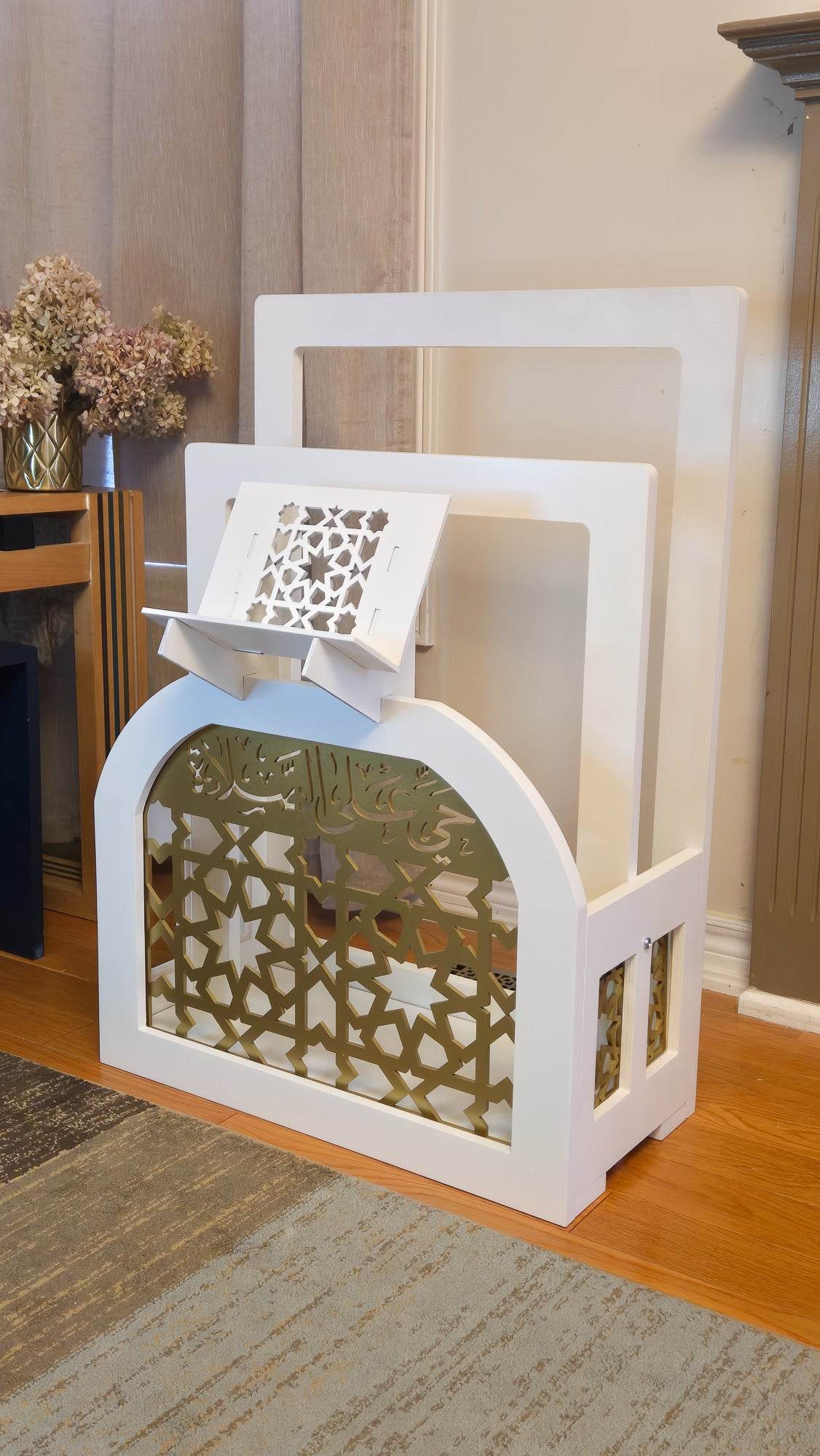 Prayer Rug holder - SleekWhite - sleekkut