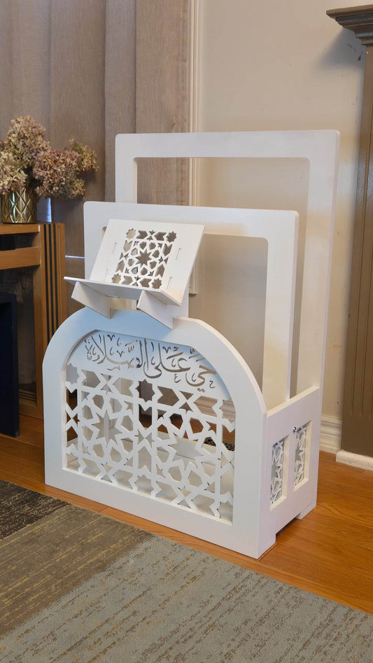 Prayer Rug holder - SleekWhite - sleekkut