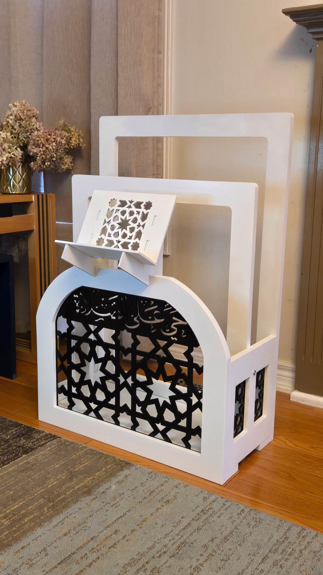 Prayer Rug holder - SleekWhite - sleekkut