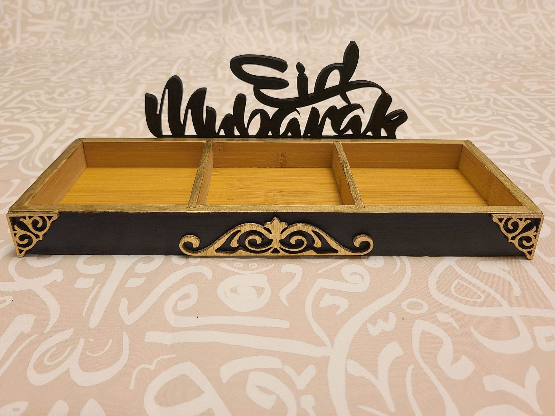 Rectangle snack tray with Partitions (tray only) - sleekkut