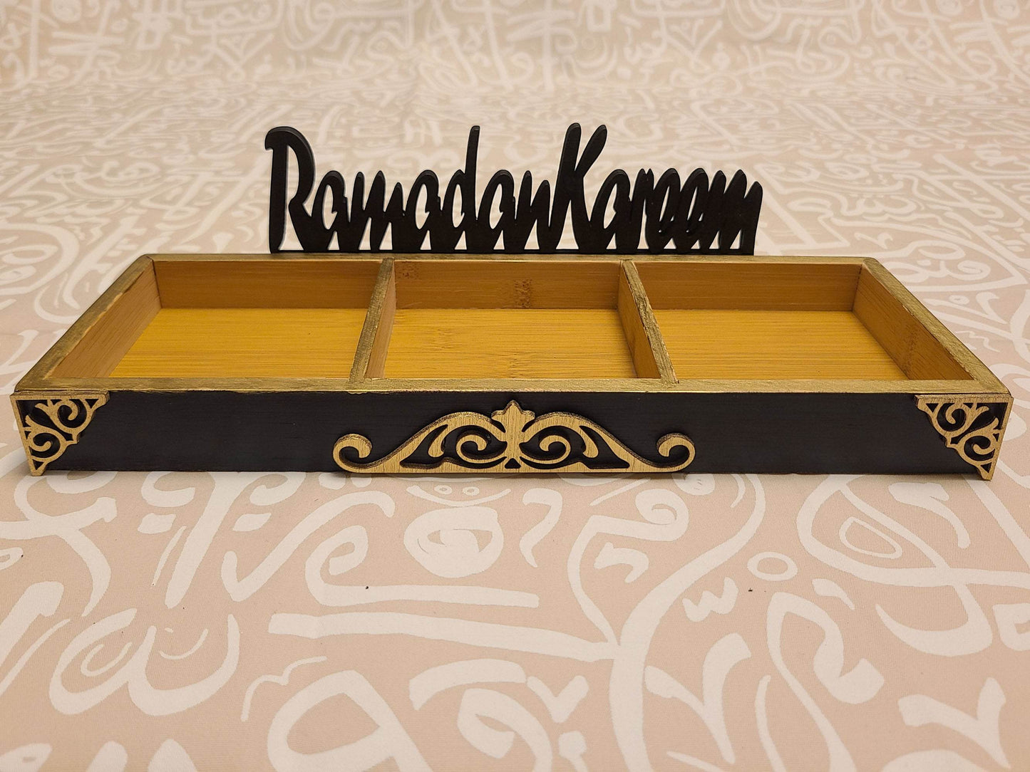 Rectangle snack tray with Partitions (tray only) - sleekkut