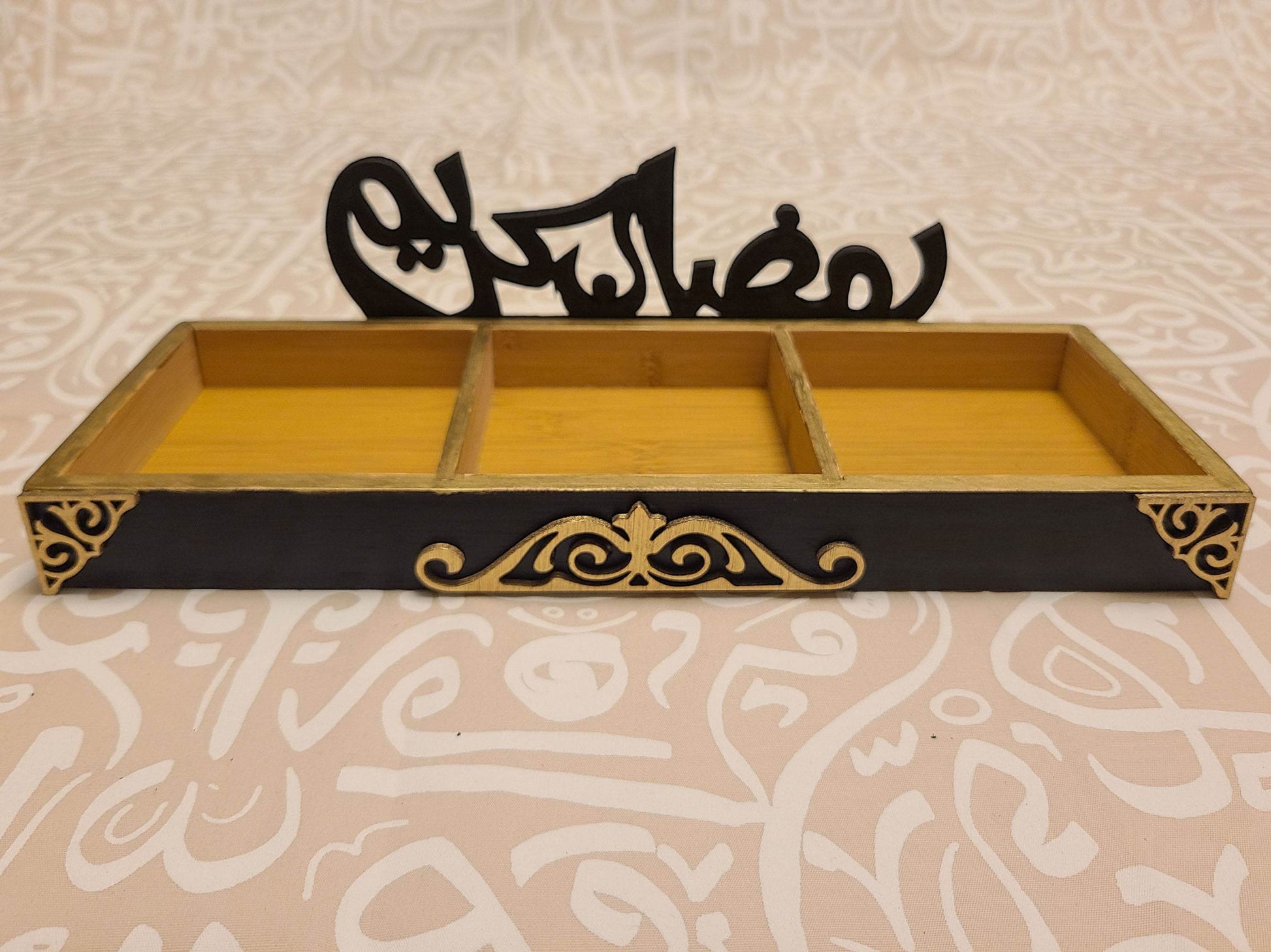 Rectangle snack tray with Partitions (tray only) - sleekkut