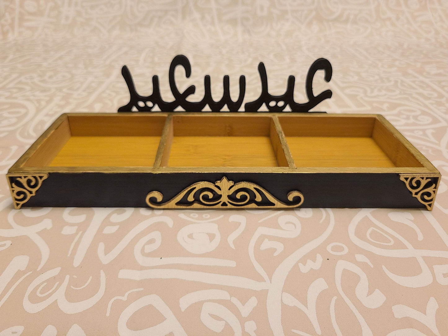 Rectangle snack tray with Partitions (tray only) - sleekkut