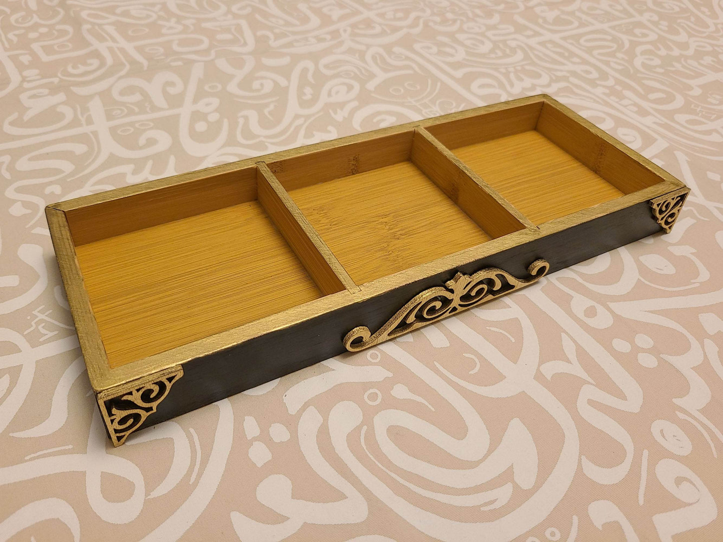 Rectangle snack tray with Partitions (tray only) - sleekkut