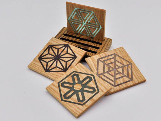 Multi-hex Coasters - sleekkut