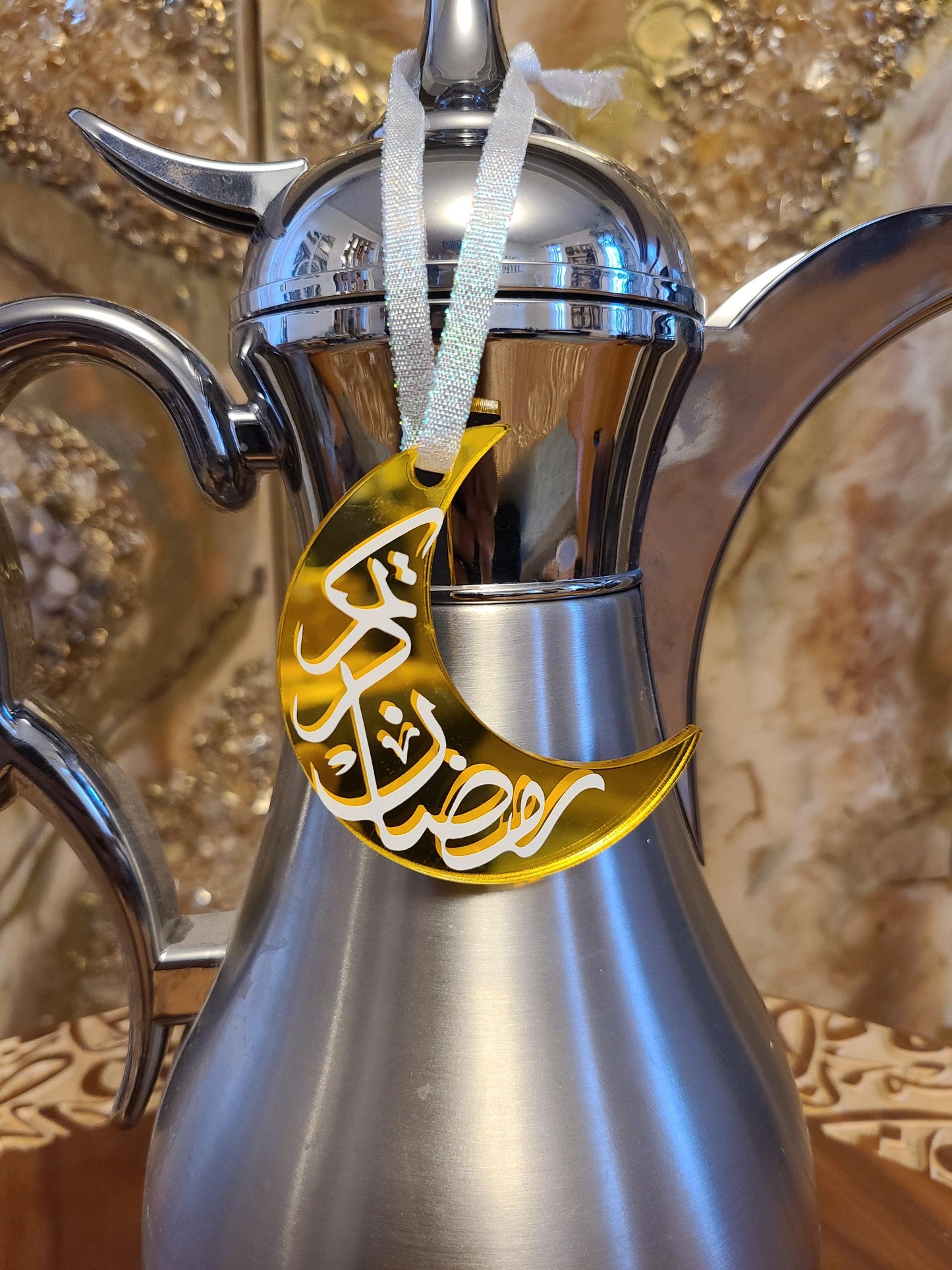 Ornament with Gold Tassels - Ramadan - tea - coffee - sleekkut