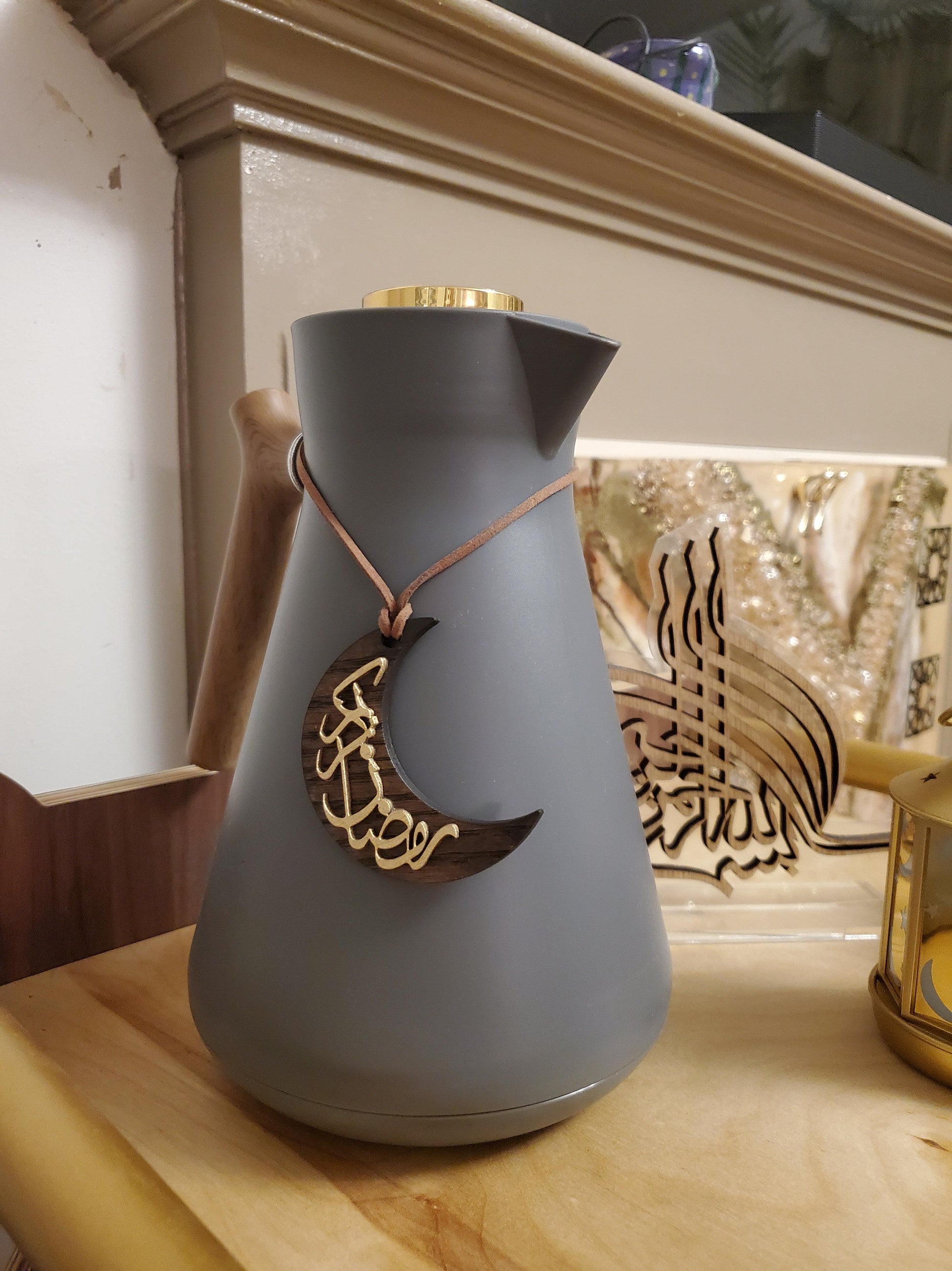Ornament with Gold Tassels - Ramadan - tea - coffee - sleekkut
