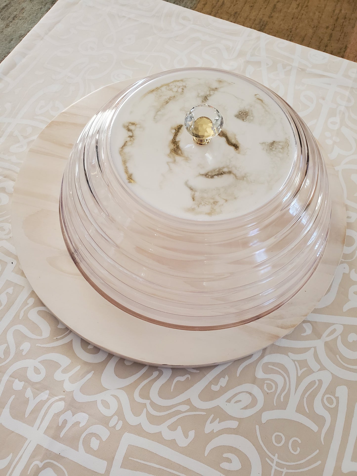 Dessert serving tray with lid - sleekkut
